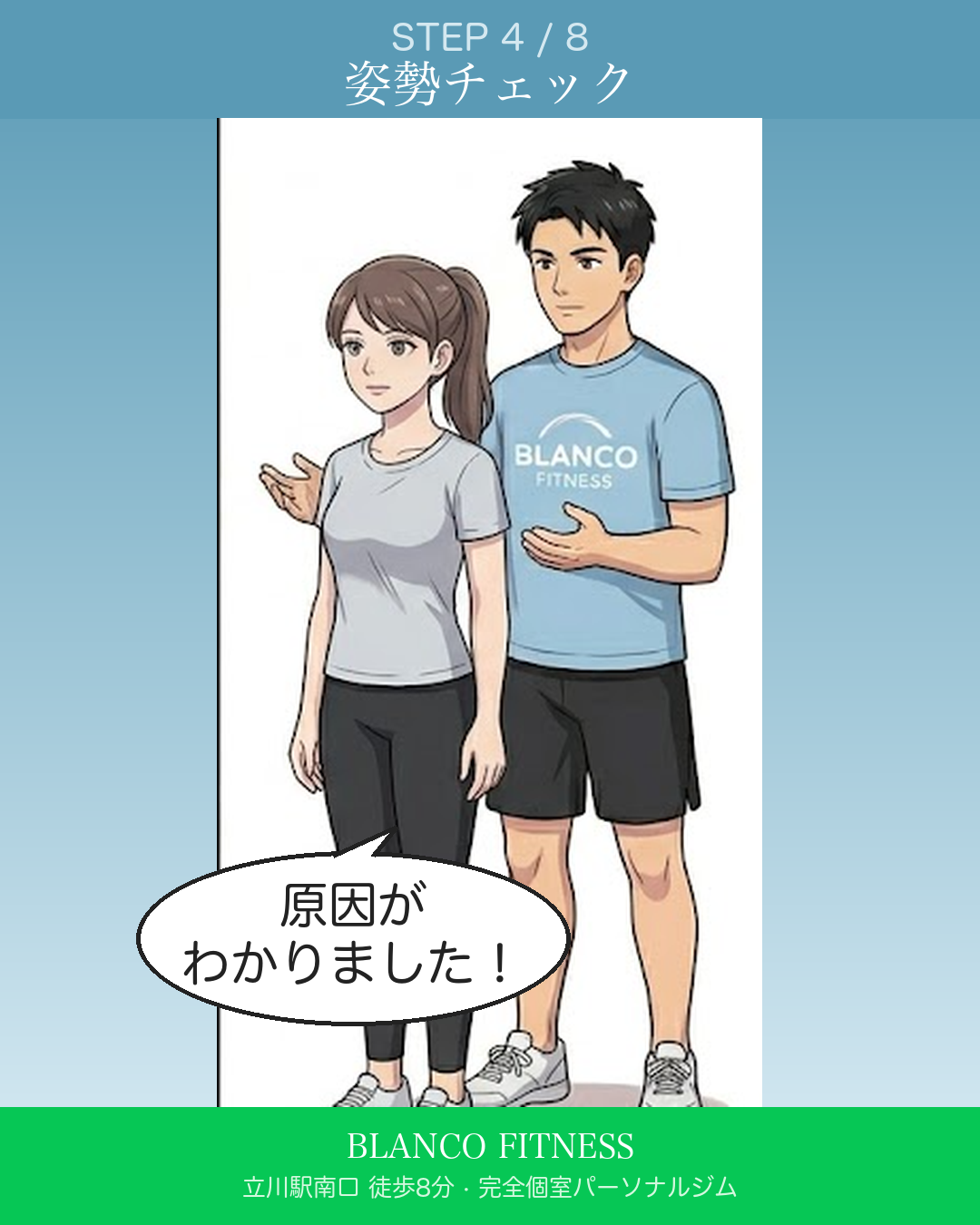 姿勢と動作をチェック