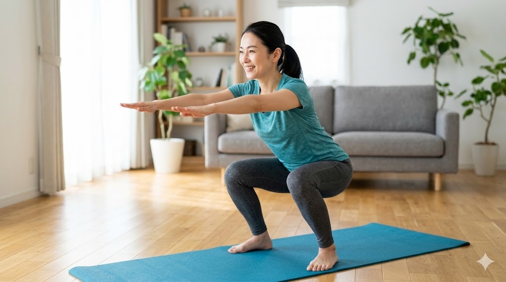 自宅でできる全身トレーニング器具なし15分メニュー